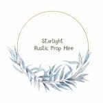 Starlight rustic prop hire